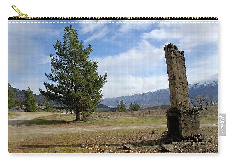 Abandoned Carry-all Pouch featuring the photograph Ghost Story - Otago Ghost Town, South Island, New Zealand by Earth And Spirit