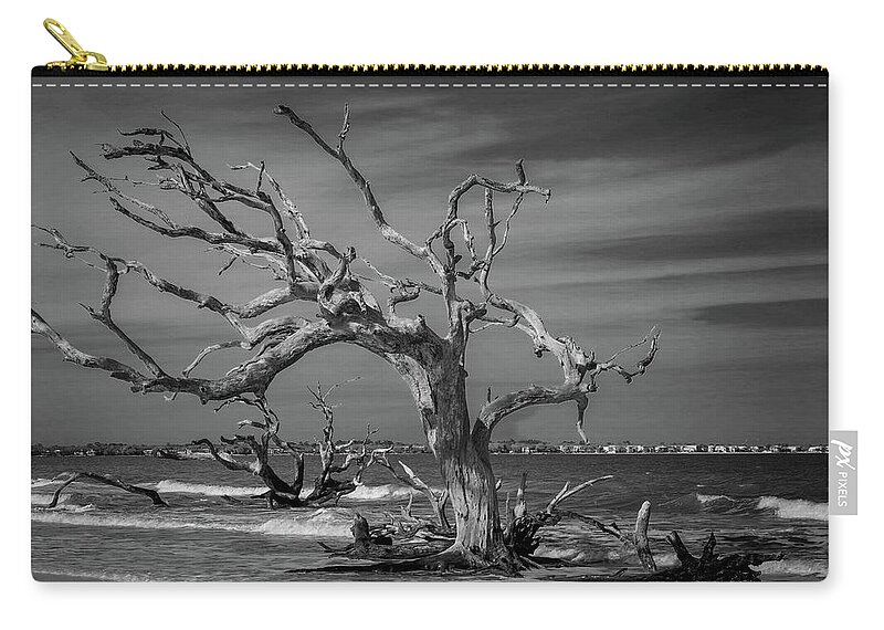 Monochrome Carry-all Pouch featuring the photograph Ghost Tree by Stephen Sloan