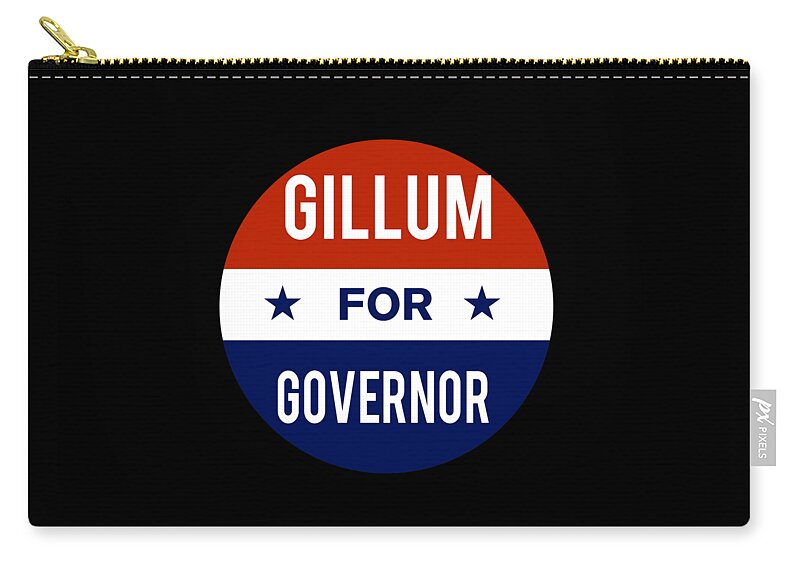 Election Zip Pouch featuring the digital art Gillum For Governor by Flippin Sweet Gear