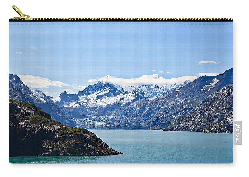Glacier Bay National Park Zip Pouch featuring the photograph Glacier Bay National Park, Alaska-15 by Alex Vishnevsky