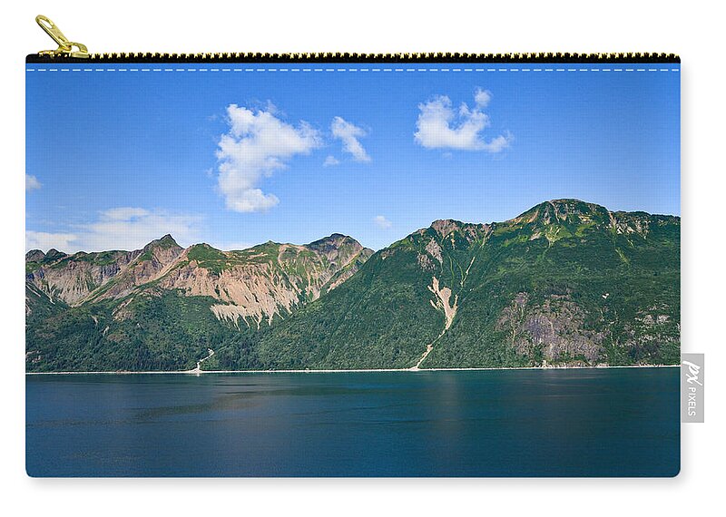 Glacier Bay National Park Zip Pouch featuring the photograph Glacier Bay National Park, Alaska-23 by Alex Vishnevsky