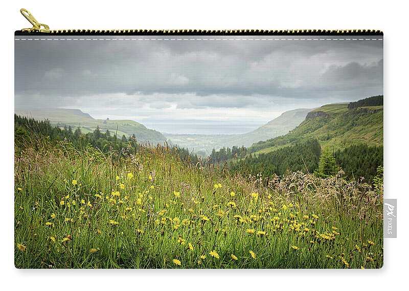 Glenariff Zip Pouch featuring the photograph Glenariff by Nigel R Bell