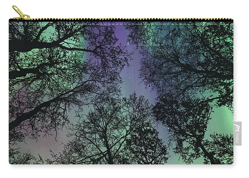 Aurora Borealis Zip Pouch featuring the photograph Glorious Skies by Andrea Kollo