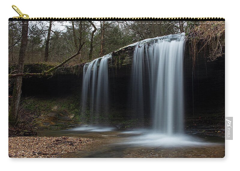 Gloryb Zip Pouch featuring the photograph Glory B Falls by Tammy Chesney