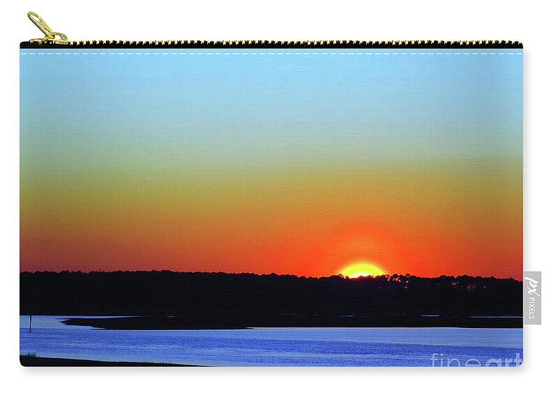 Landscape Carry-all Pouch featuring the photograph Goodnight, Hilton Head by Rick Locke - Out of the Corner of My Eye