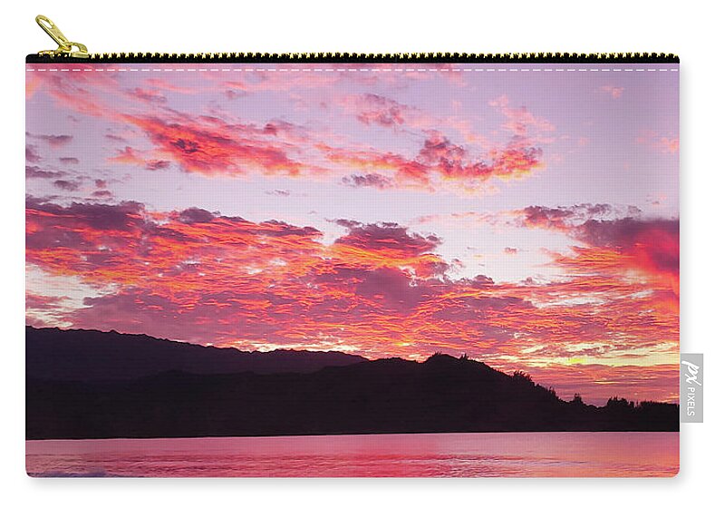 Kauai Zip Pouch featuring the photograph Goodnight by Tony Spencer