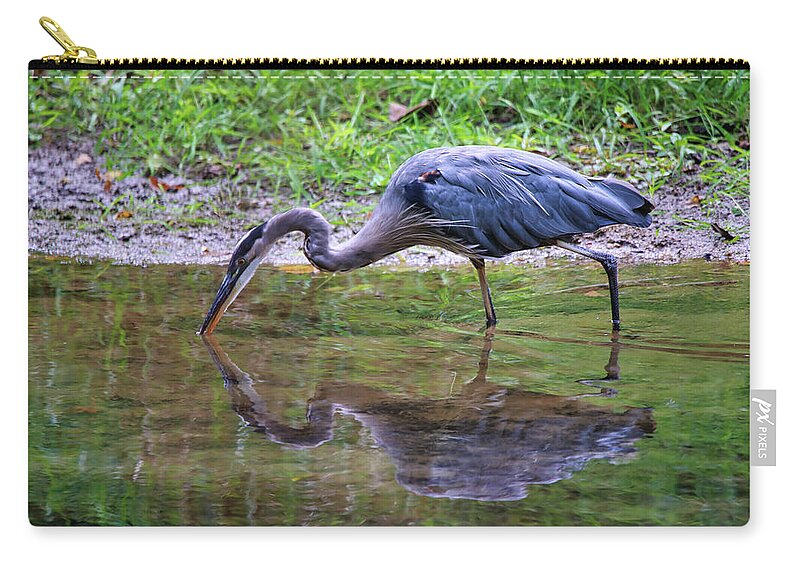 Reflections Zip Pouch featuring the photograph Got Ya by Scott Burd