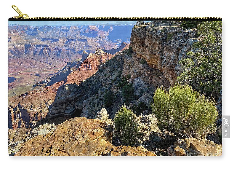 Grand Canyon Zip Pouch featuring the photograph Grand Canyon South Rim by Jeanette French