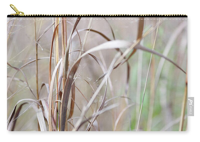 Grass Zip Pouch featuring the photograph Grass Field by Amelia Pearn