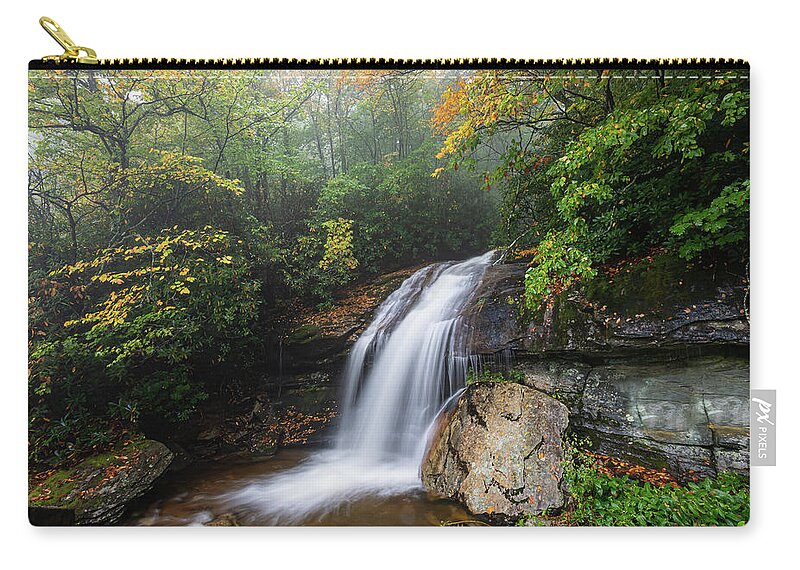 Green Mountain Falls Zip Pouch featuring the photograph Green Mountain Falls by Chris Berrier