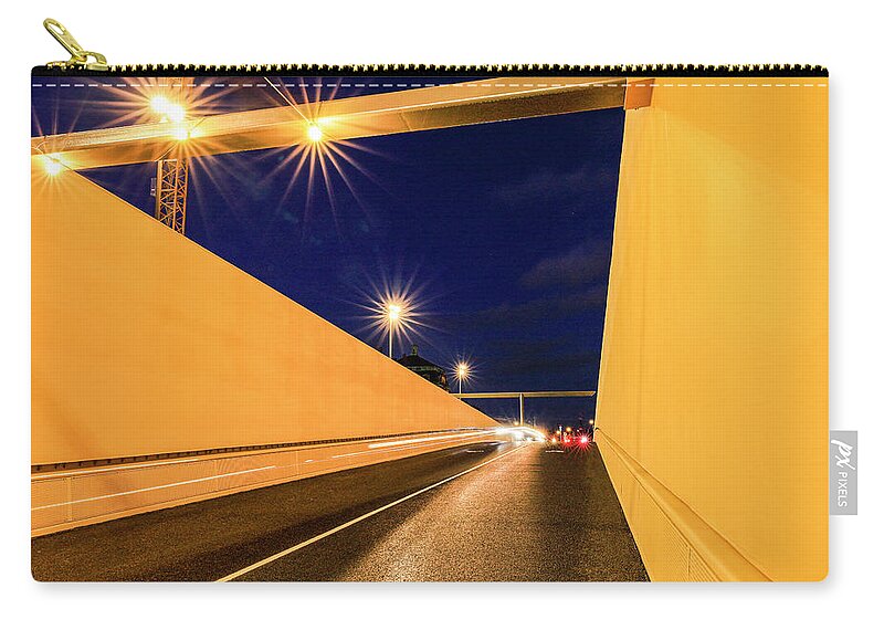 Europe Zip Pouch featuring the photograph Guldbron, Stockholm by Alexander Farnsworth