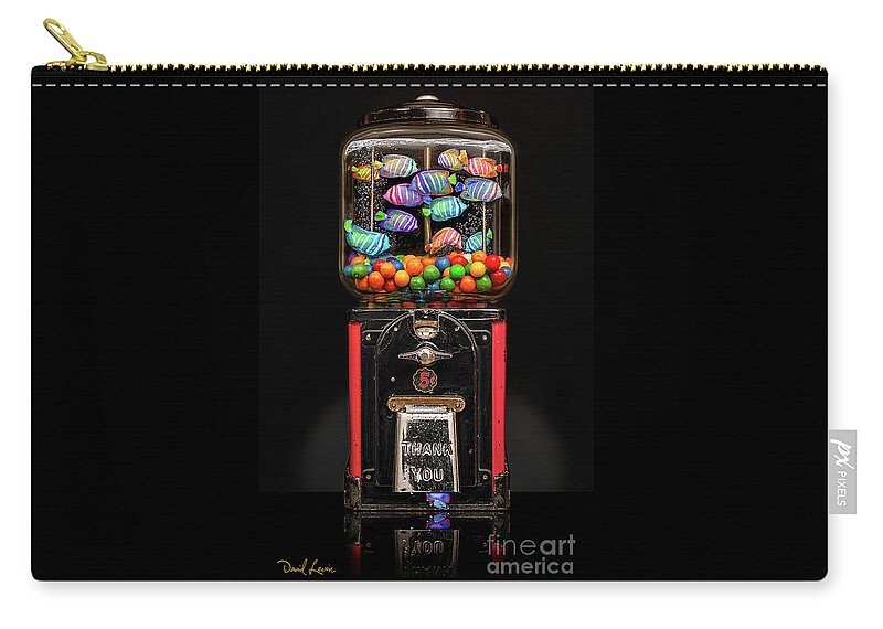 Aquarium Carry-all Pouch featuring the photograph Gumball Fish by David Levin