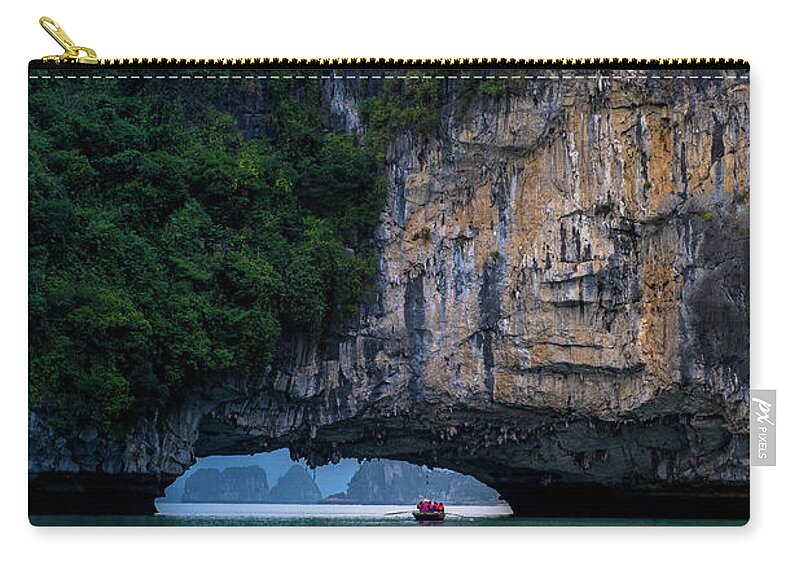 Bay Carry-all Pouch featuring the photograph Ha Long Bay by Arj Munoz