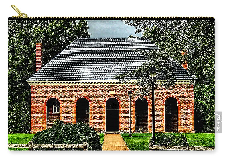  Carry-all Pouch featuring the photograph Hanover Courthouse by Stephen Dorton