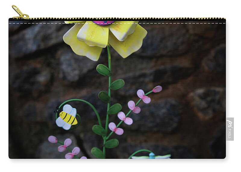 Flower Carry-all Pouch featuring the photograph Happenstance by Doug Sturgess