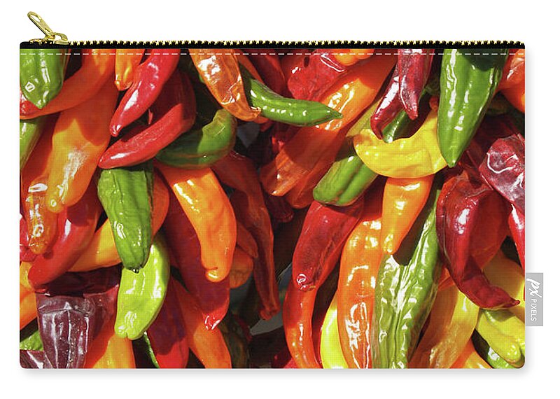 Fine Art Zip Pouch featuring the photograph Hatch Chilis by Robert Harris
