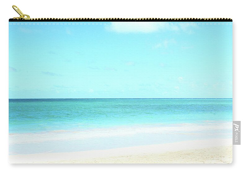 Beach Zip Pouch featuring the photograph Hawaii beach by Kaoru Shimada