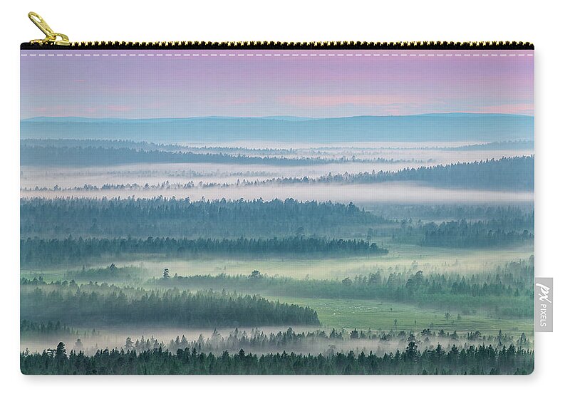 Haze Zip Pouch featuring the photograph Haze by Thomas Kast