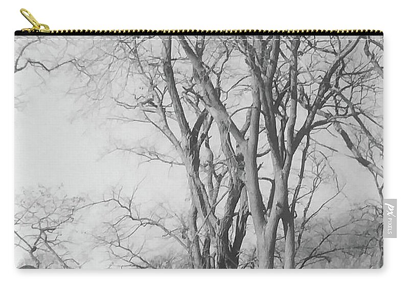 Rockport Zip Pouch featuring the photograph The Old First Parish Cemetery by Rita Brown