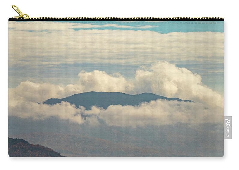 Mountains Zip Pouch featuring the photograph Head In the Clouds by William Bretton