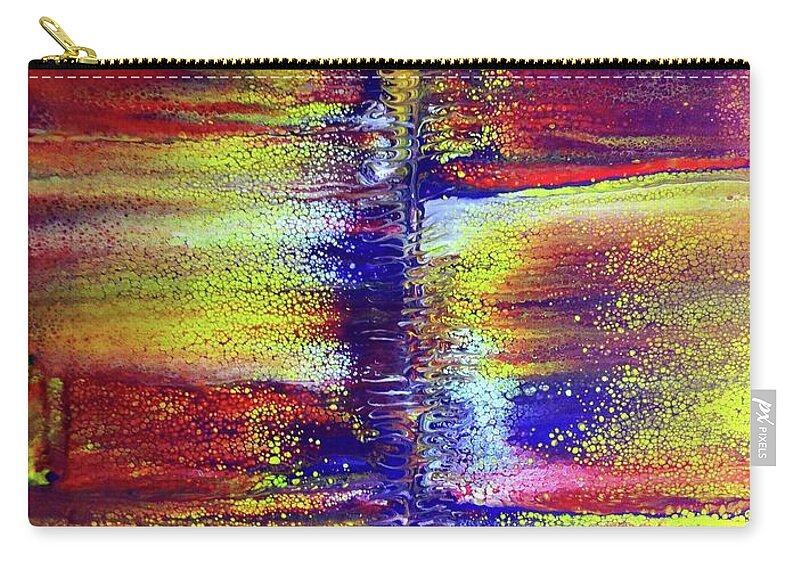 Heatwave Carry-all Pouch featuring the painting Heatwave by Anna Adams