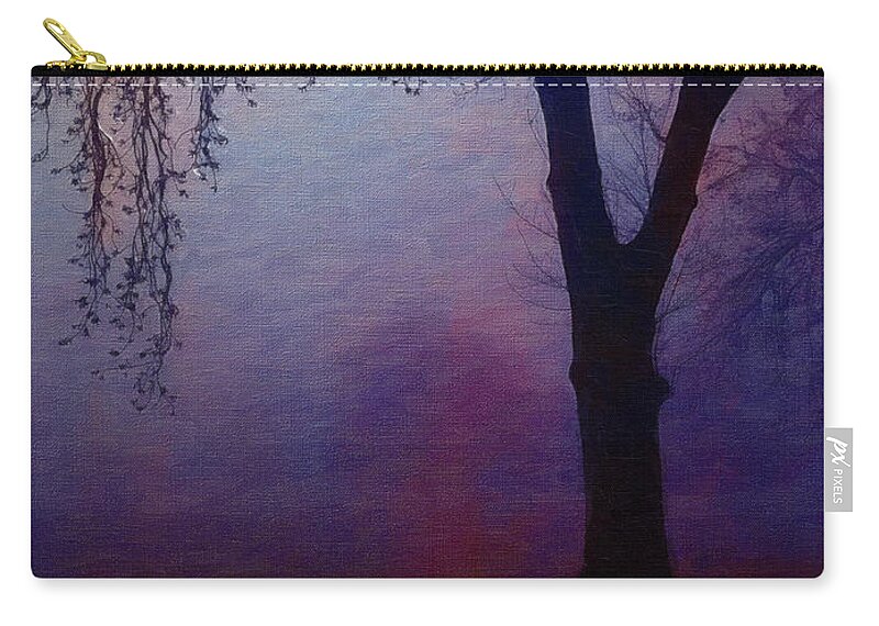 Twilight Zip Pouch featuring the digital art Heavenly shades by Chris Armytage