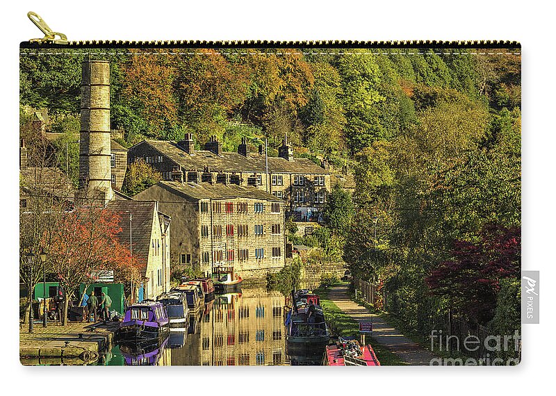 Uk Zip Pouch featuring the photograph Hebden Bridge, West Yorkshire by Tom Holmes Photography