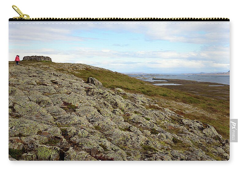 Iceland Zip Pouch featuring the photograph Helgafell holly mountain by RicardMN Photography