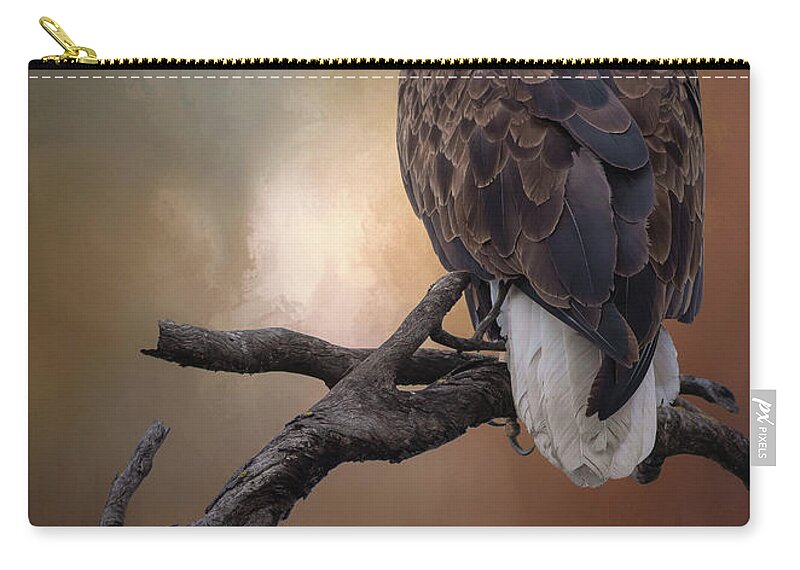 Wildlife Zip Pouch featuring the photograph Her Majesty by Laura Macky