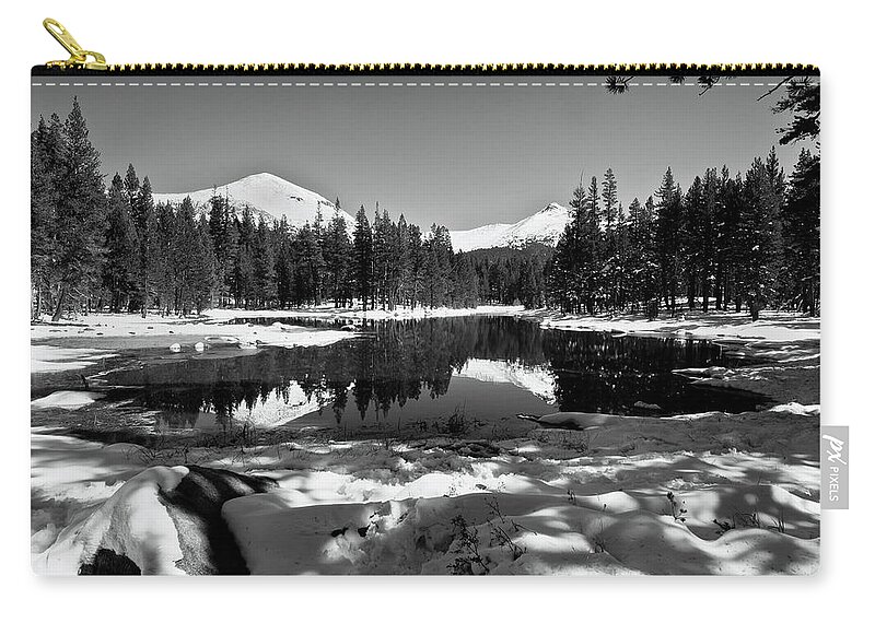Yosemite Zip Pouch featuring the photograph Hidden Gem by Ryan Huebel