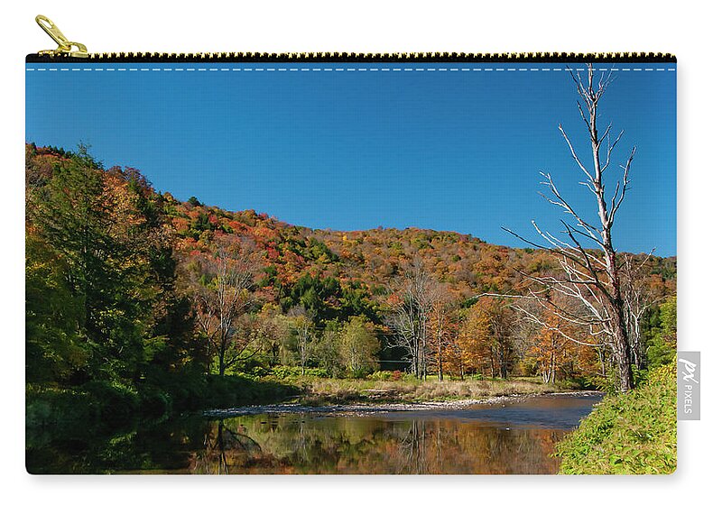 Autumn Carry-all Pouch featuring the photograph Hidden Pond by Cathy Kovarik