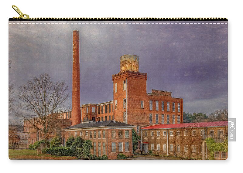 Cleveland Carry-all Pouch featuring the photograph Historic Hardwick Woolen Mill, Tennessee by Marcy Wielfaert