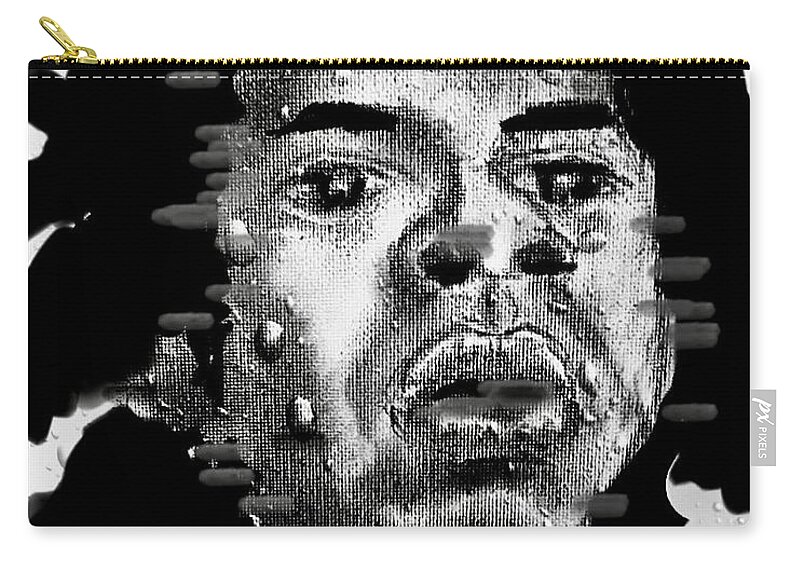  Zip Pouch featuring the mixed media HOV by Angie ONeal