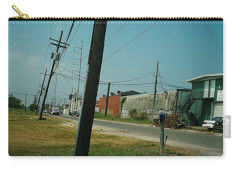 New Orleans Zip Pouch featuring the photograph Hurricane Katrina Series - 55 by Christopher Lotito
