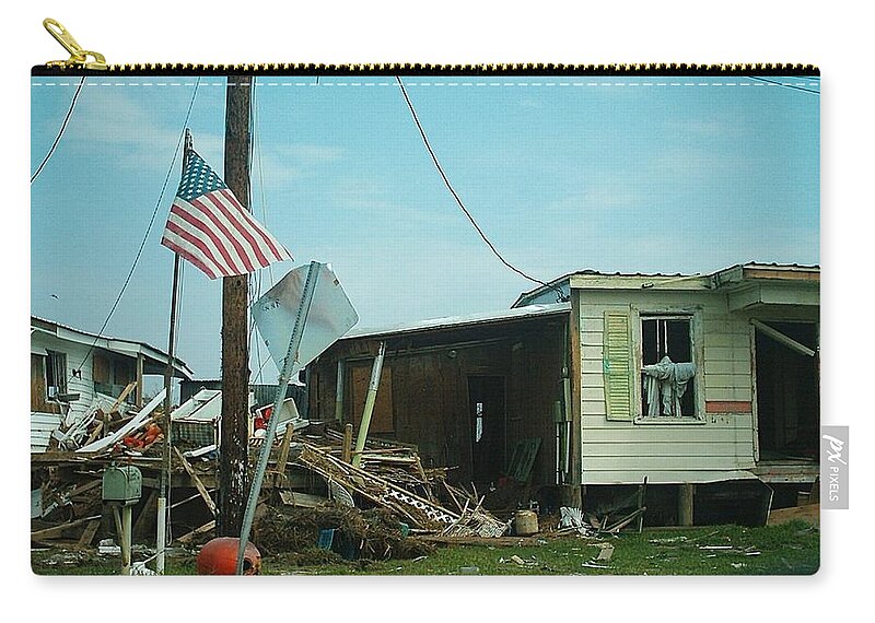 Carry-all Pouch featuring the photograph Hurricane Katrina Series - 7 by Christopher Lotito