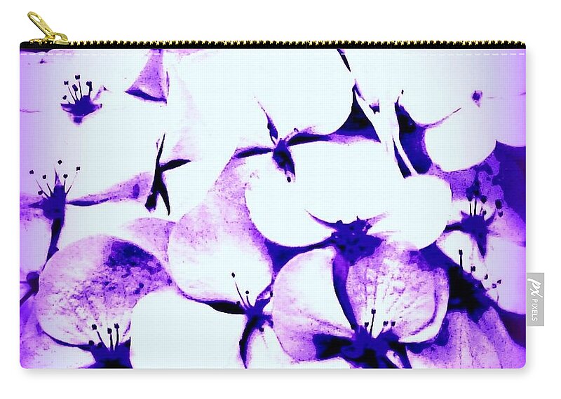 Viva Zip Pouch featuring the photograph Hydrangea Moderne by VIVA Anderson