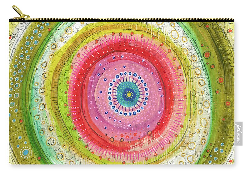 Empowered Carry-all Pouch featuring the painting I Am Empowered by Tanielle Childers