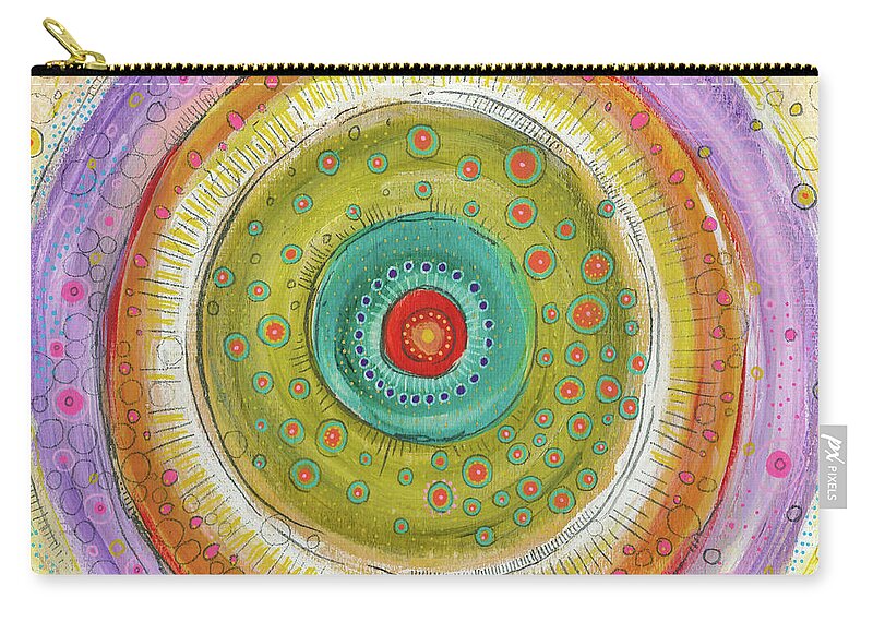 Healing Carry-all Pouch featuring the painting I Am Healing by Tanielle Childers