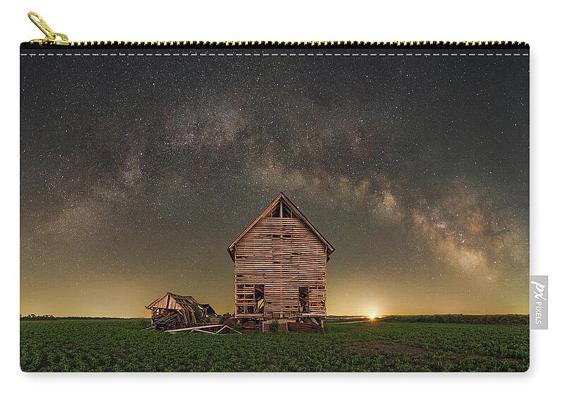 Nightscape Zip Pouch featuring the photograph If You Build It by Grant Twiss