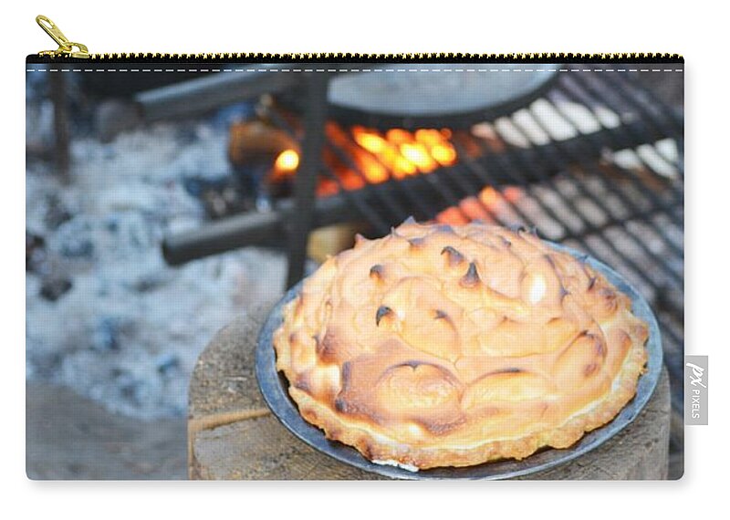 Food Photography Zip Pouch featuring the photograph I'll Show You Meringue by Alden White Ballard