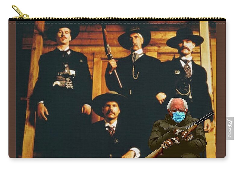 Bernie Carry-all Pouch featuring the photograph I'm Your HuckleBernie by Lee Darnell