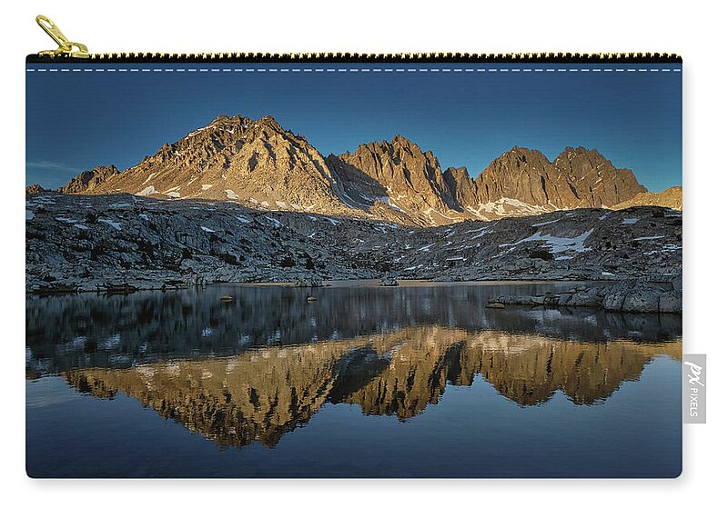 Eastern Sierra Carry-all Pouch featuring the photograph Imperfect Reflection by Romeo Victor
