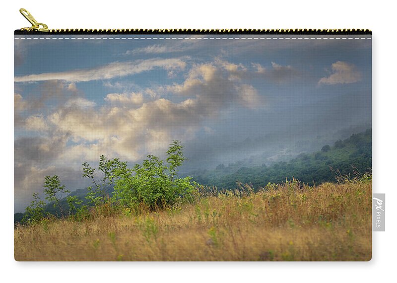 Bad Weather Zip Pouch featuring the photograph In anticipation of the storm by Jivko Nakev