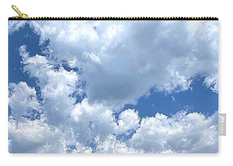 Cloud Zip Pouch featuring the photograph In the Clouds by Lee Darnell