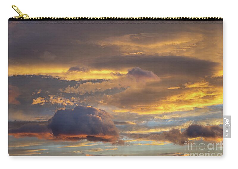 Clouds Zip Pouch featuring the photograph In the sea of clouds 2 by Adriana Mueller