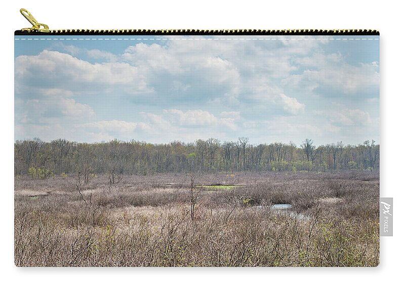 Indiana Dunes National Lakeshore Zip Pouch featuring the photograph Indiana Dunes Great Marsh by Kyle Hanson
