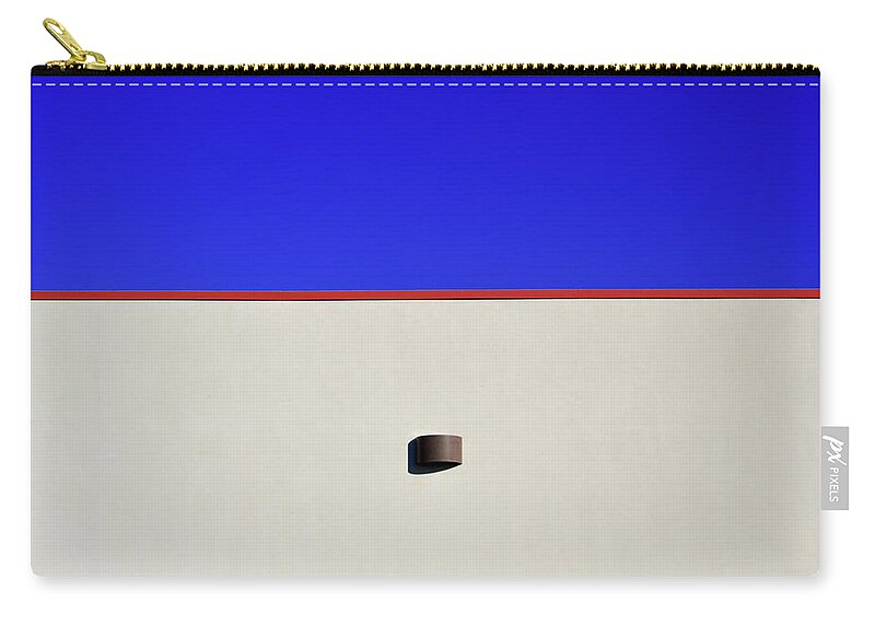 Urban Zip Pouch featuring the photograph Industrial Minimalism 6 by Stuart Allen