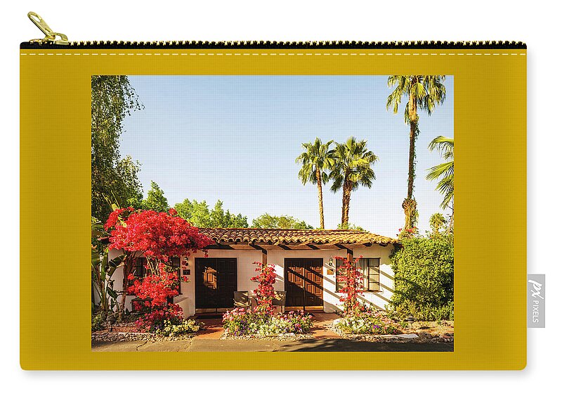 Palm Springs California Zip Pouch featuring the photograph Ingleside Inn Palm Springs California 4156-100 by Amyn Nasser
