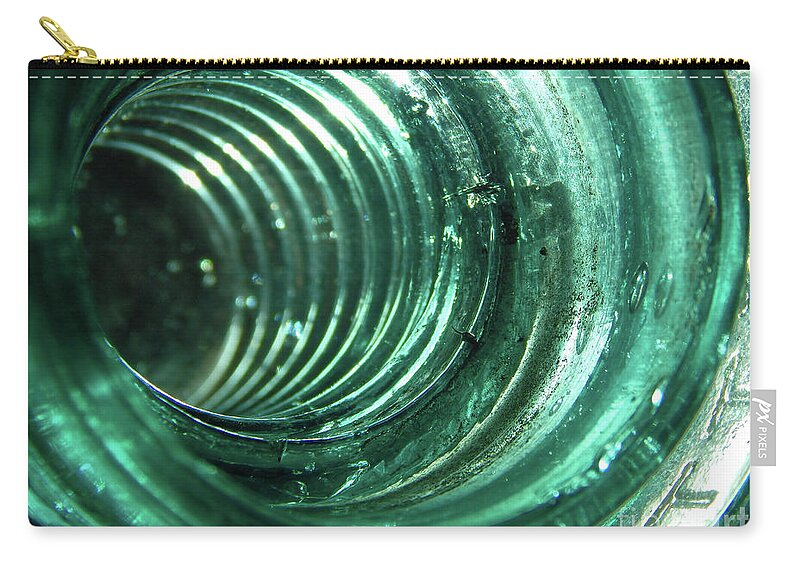 Insulator Zip Pouch featuring the photograph Inside of an Insulator by Phil Perkins