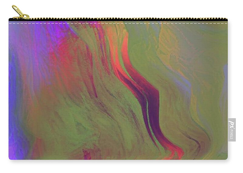  Zip Pouch featuring the digital art Intrigued by Glenn Hernandez